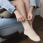 Beige Cashmere Socks Luxury Soft and Warm, Image 4 of 4