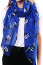Blue Panda Lightweight Scarf, Image 1 of 2