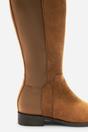 Khaki 'Parker' Knee High Boots With Side Zip, Image 2 of 6