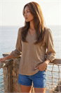 Biscuit Broderie Detail Tunic Top, Image 1 of 4