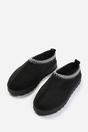 Black 'Oak' Aztec Detail  Fur Lining Mini Boots, Image 3 of 3