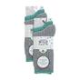 Grey 4 Pairs Cable Knit Glitter Socks, Image 3 of 3