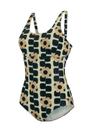 Multi Orla Kiely Square Flower Swimsuit, Image 3 of 4