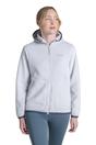 Light Grey Telesto Fleece Hooded Jacket, Image 3 of 4