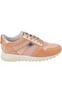 Peach Tabelya Leather Trainers, Image 3 of 6