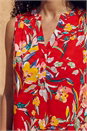 Red Floral ITY Top, Image 4 of 4