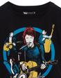 Black David Bowie Circle Crop T-Shirt, Image 5 of 5