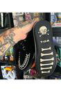 Black TUK Footwear Black Pointed Creeper Sneaker Suede Shoes, Image 8 of 8