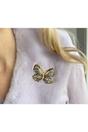 Blue Butterfly Brooch in Crystal, Image 2 of 3