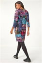 PINK Pebble Spot Zip Detail Midi Dress, Image 1 of 5