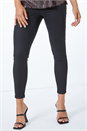 Black Petite Stretch Denim Jegging, Image 5 of 5