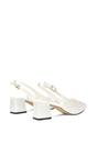 Ivory 'Virelai' Low Block Heel Bridal Heels With Slingback, Image 4 of 6