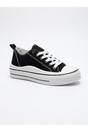 Black iKrush Black Saoirse Low Top Canvas Trainers, Image 1 of 8