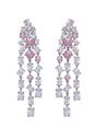 Light Pink Diva Gorgeous Tassel Earrings, Image 1 of 5