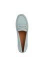 Light Blue Kosmopolis Suede Moccasins, Image 3 of 4