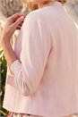 Light Pink 3/4 Sleeve Rochette Jacket, Image 4 of 4