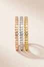 Rose Gold Slim Honeycomb Hexagonal Zircon Elegant Cutting Grain Bangle Bracelet, Image 1 of 1