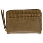 Brown Small Snake Print Zipped Purse in Brown, Image 1 of 1