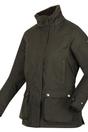 Khaki Leighton Plaid Waterproof Jacket, Image 2 of 3