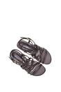 Brown XY LONDON Brown Flat Gladiator Strappy Sandals With Open Toe, Image 6 of 6
