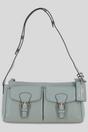 Olive Ashwood Leather Olive 'Nevaria' Real Leather Shoulder Bag, Image 1 of 4