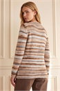 Neutral Spacedye Crew Sweater, Image 2 of 4