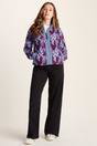 Light Blue Firan Relaxed Fit Microfleece Jacket, Image 2 of 3