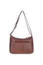 Brown 'Meath' Real Leather Shoulder Bag, Image 4 of 5