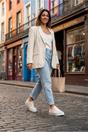 Grey iKrush Grey Saoirse Low Top Canvas Trainers, Image 8 of 8