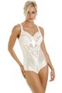 Ivory Camille Lingerie Ivory Underwired Non Padded Bodysuit, Image 1 of 5