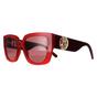 Red Marc Jacobs Red Rectangle Red Burgundy MARC 687/S, Image 2 of 4