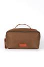 Khaki Etre Khaki Plain Vanity Case Makeup Bag, Image 1 of 1