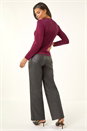 Bordeaux Diamante Long Sleeve Jumper, Image 3 of 5