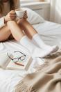 Multi 6 Pack Cotton Ribbed Knit Crew Socks, Image 3 of 3