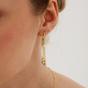 Gold Dorissa Sterling Silver Drop Earring Multicolor Beads, Image 2 of 6