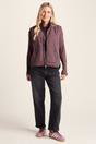 Mauve Juni Relaxed Fit Shower Resistant Gilet, Image 4 of 6