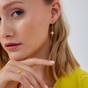 Silver Spero Silver Northernstar Starbust Sterling Silver Chain Drop Earring - Pair, Image 4 of 4