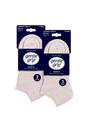 Burgundy 6 Pack Trainer Cotton Rich Socks, Image 2 of 4