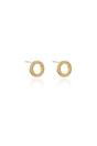 Gold Cachet London Halo Gold Earrings, Image 1 of 2