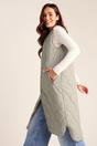 Beige Jena Relaxed Fit Long Insulated Gilet, Image 5 of 6