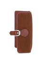 Tan 10 Card Suede Leather Purse, Image 2 of 4