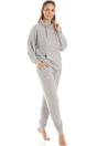 Light Grey Comfy Fit Marl Hacci Pyjama set, Image 1 of 5