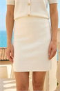Ivory  Dusk Knitted Stretch Skirt , Image 4 of 4