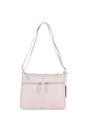 Light Pink 'Mourne' Sleek Real Leather Shoulder Bag, Image 2 of 5