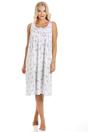 Aqua Camille Lingerie Aqua Floral Lightweight Sleeveless Nightdress, Image 1 of 6