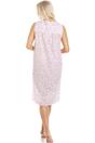 Pink Camille Lingerie Pink Floral Print Sleeveless Nightdress, Image 3 of 5