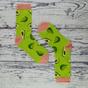 Green Novelty Funny Fruit Socks, Image 4 of 5
