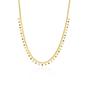 Gold Rainbow Multiple Star Station Necklace Sterling Silver, Image 1 of 1