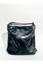 Black Hobo Shoulder Bag & Backpack - 2 in 1, Image 6 of 6