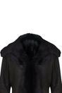 Dark Brown Toscana Sheep Suede Leather Trench Coat, Image 7 of 8